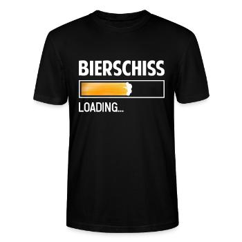 Boire de la bière Blague - T-shirt bio CRAFTER Stanley Stella Unisexe - noir - Devant - Alina (178cm) & Michal (187cm)
