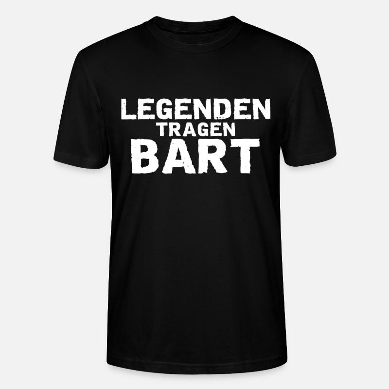 Legende mit Bart - Stanley/Stella Unisex Bio-T-Shirt CRAFTER - Schwarz