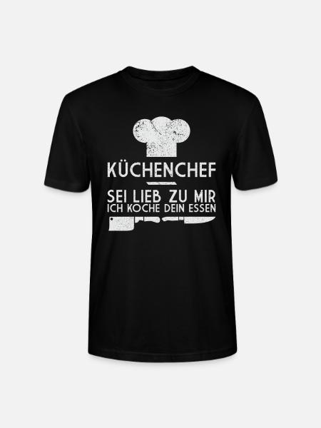 Koch Restaurant Kochen - Stanley/Stella Unisex Bio-T-Shirt CRAFTER - Schwarz