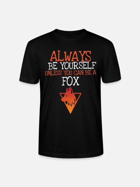 Fuchs - Stanley/Stella Unisex Bio-T-Shirt CRAFTER - Schwarz