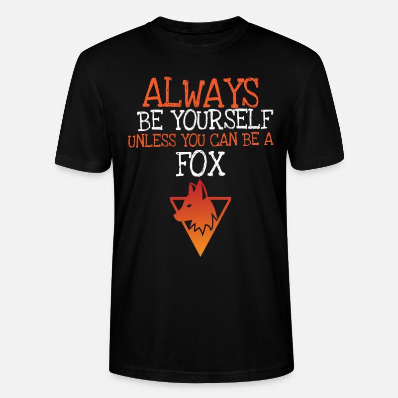 Fuchs - Stanley/Stella Unisex Bio-T-Shirt CRAFTER - Schwarz