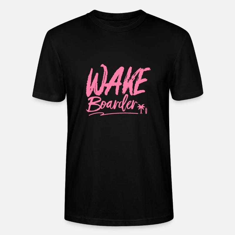 Wakeboard - Stanley/Stella Unisex Bio-T-Shirt CRAFTER - Schwarz