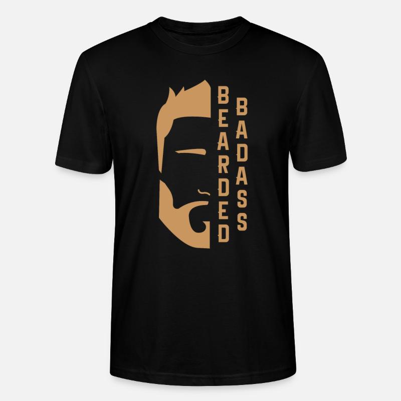 Bart Bartträger bärtig - Stanley/Stella Unisex Bio-T-Shirt CRAFTER - Schwarz