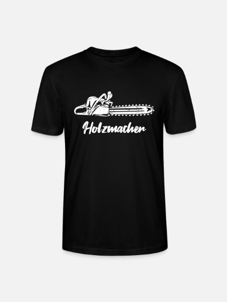 Holzfäller - Stanley/Stella Unisex Bio-T-Shirt CRAFTER - Schwarz