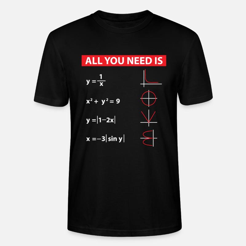 Mathe Algebra Mathematik Lehrer Geschenkidee - Stanley/Stella Unisex Bio-T-Shirt CRAFTER - Schwarz