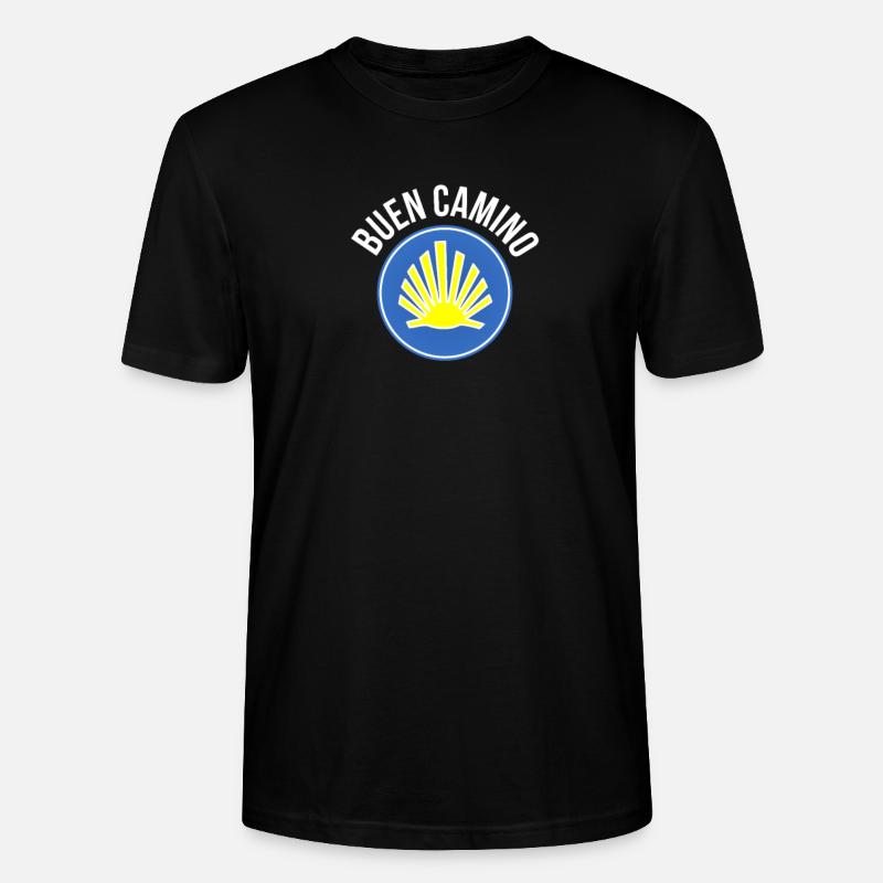 Chemin de Saint-Jacques Palourde - T-shirt bio CRAFTER Stanley Stella Unisexe - noir