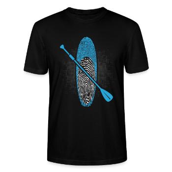 Stand Up Paddle DNA - Stanley/Stella Unisex Bio-T-Shirt CRAFTER - Schwarz - Vorne - Alina (178cm) & Michal (187cm)