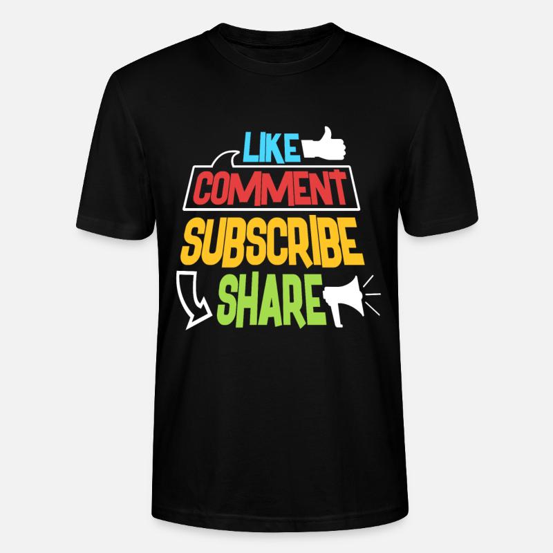 Vlogger Beauty Vlogger Cadeau - T-shirt bio CRAFTER Stanley Stella Unisexe - noir