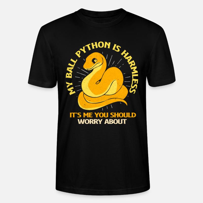 Python - T-shirt bio CRAFTER Stanley Stella Unisexe - noir