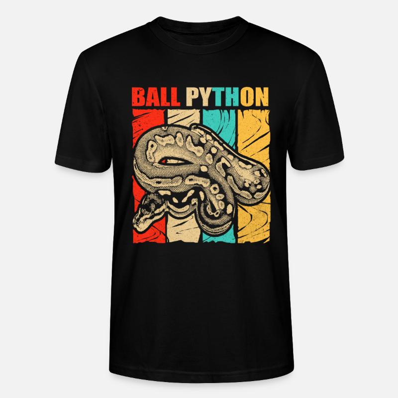 Python - Stanley/Stella Unisex Bio-T-Shirt CRAFTER - Schwarz
