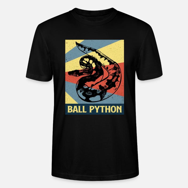 Python - T-shirt bio CRAFTER Stanley Stella Unisexe - noir