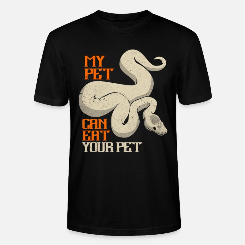 Python - Stanley/Stella CRAFTER Unisex Organic T-Shirt - black