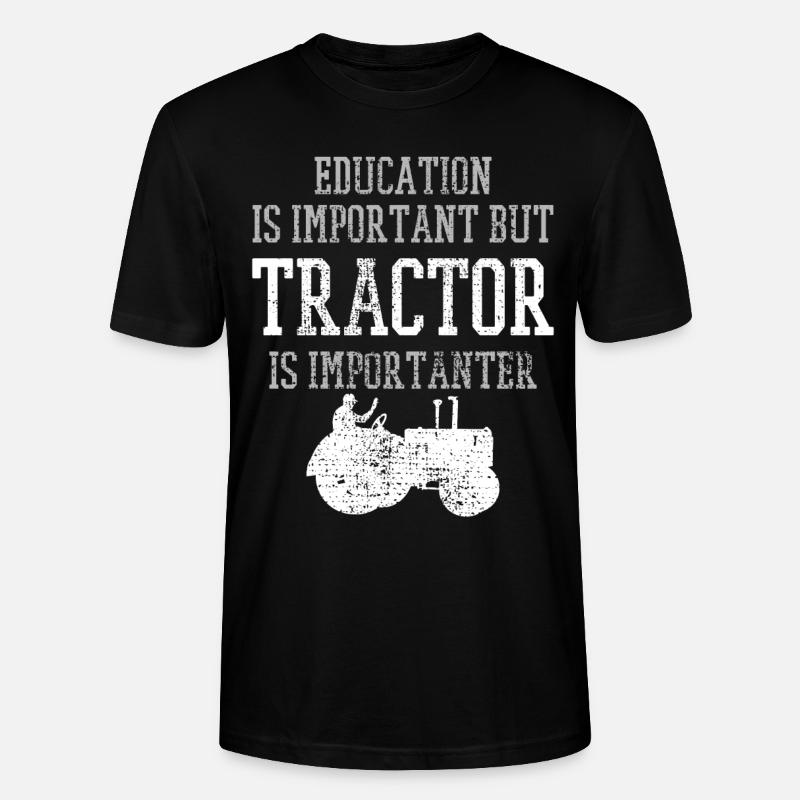 Traktor - Stanley/Stella Unisex Bio-T-Shirt CRAFTER - Schwarz