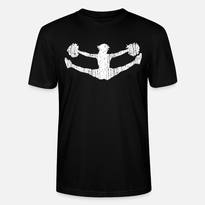 Cheerleader Split - Stanley/Stella Unisex Bio-T-Shirt CRAFTER - Schwarz