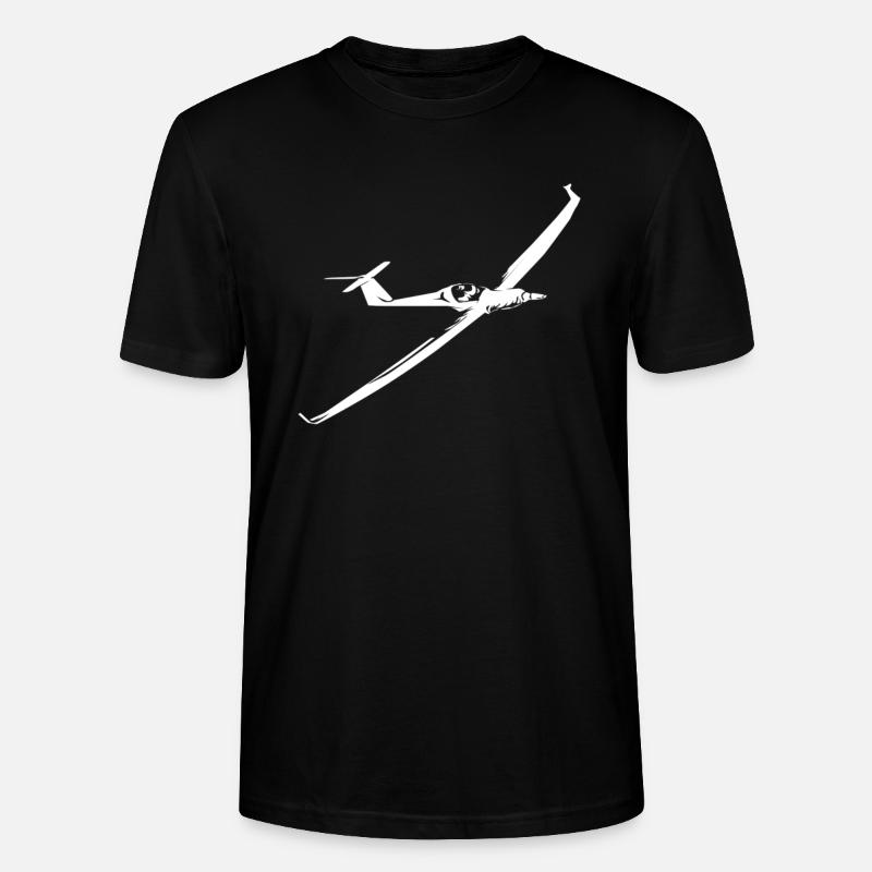 Pilote de planeur volant - T-shirt bio CRAFTER Stanley Stella Unisexe - noir