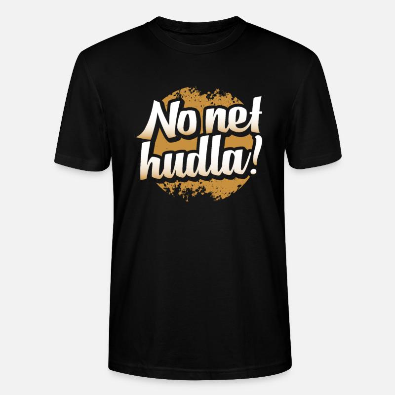 Souabe Aucun net hudla! - T-shirt bio CRAFTER Stanley Stella Unisexe - noir