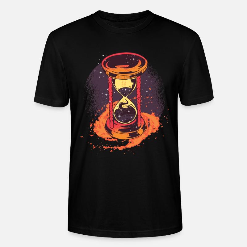 Hourglass imagination - Stanley/Stella CRAFTER Unisex Organic T-Shirt - black