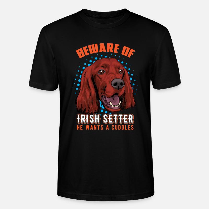 Irish Setter - Stanley/Stella Unisex Bio-T-Shirt CRAFTER - Schwarz