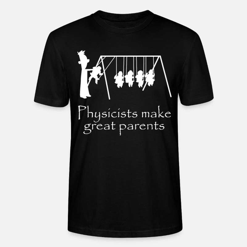 Physiker Eltern - Stanley/Stella Unisex Bio-T-Shirt CRAFTER - Schwarz
