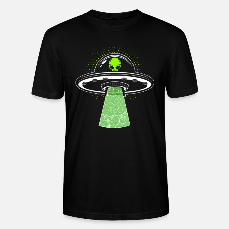 Vaisseau spatial extraterrestre - T-shirt bio CRAFTER Stanley Stella Unisexe - noir