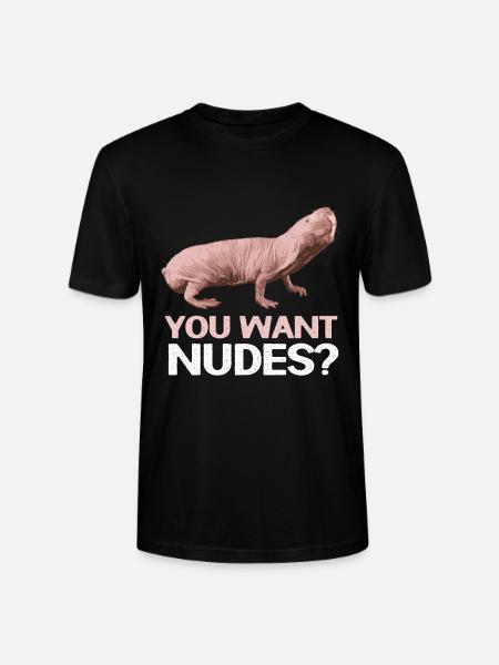 Naked Mole Gnaver Østafrika Sand Graves Gave - Stanley Stella CRAFTER unisex økologisk-T-shirt - sort