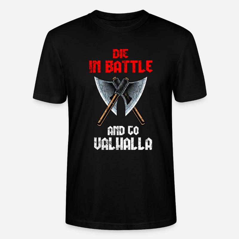 Wikinger - Stanley/Stella Unisex Bio-T-Shirt CRAFTER - Schwarz