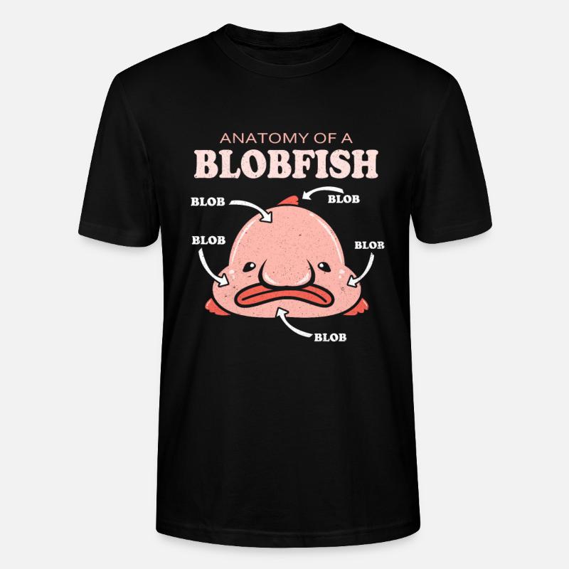 Blobfisch - Stanley/Stella Unisex Bio-T-Shirt CRAFTER - Schwarz