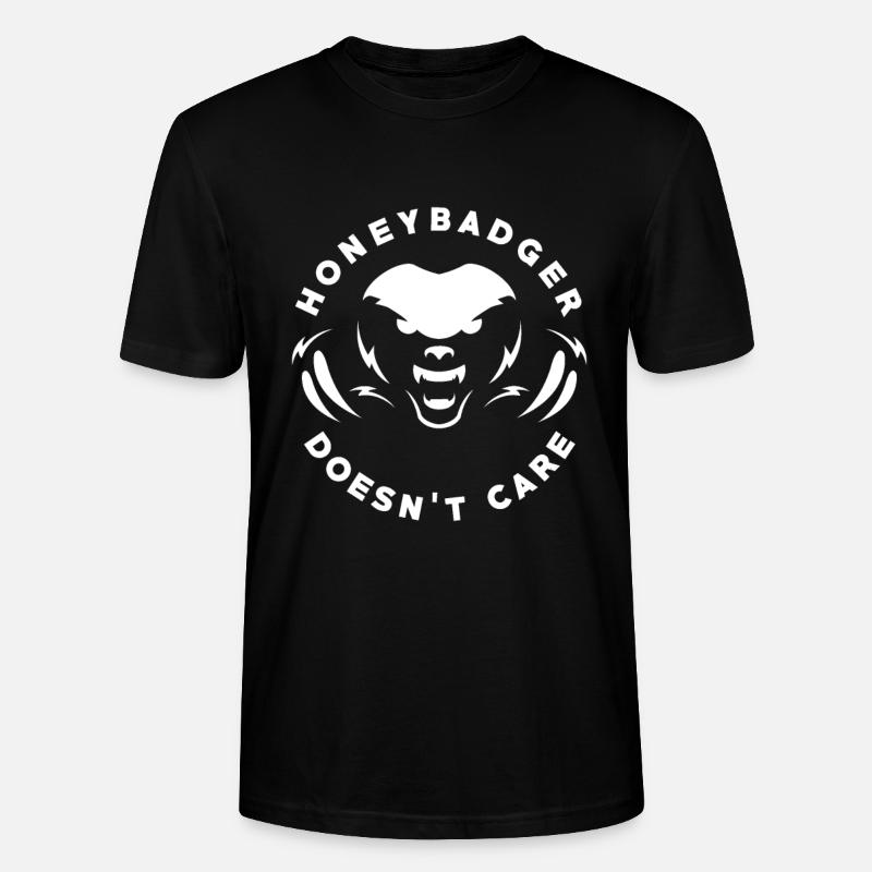 Honigdachs Raubtier - Stanley/Stella Unisex Bio-T-Shirt CRAFTER - Schwarz