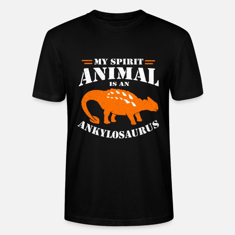 Ankylosaurus - Stanley/Stella Unisex Bio-T-Shirt CRAFTER - Schwarz