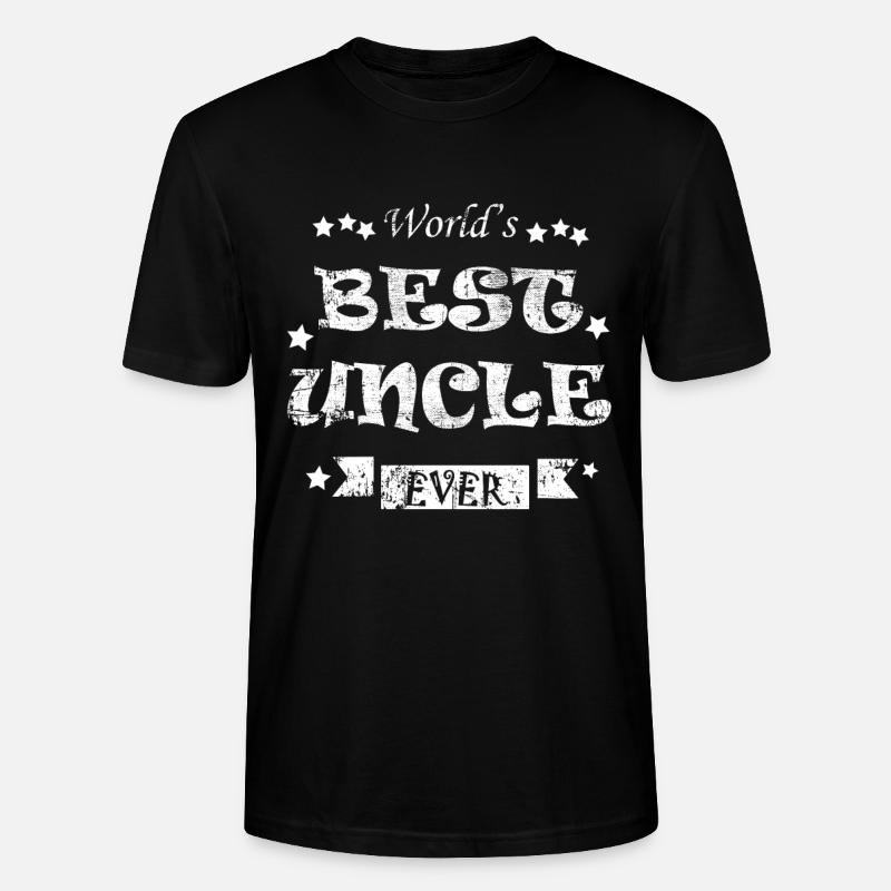 Bester Onkel - Stanley/Stella Unisex Bio-T-Shirt CRAFTER - Schwarz