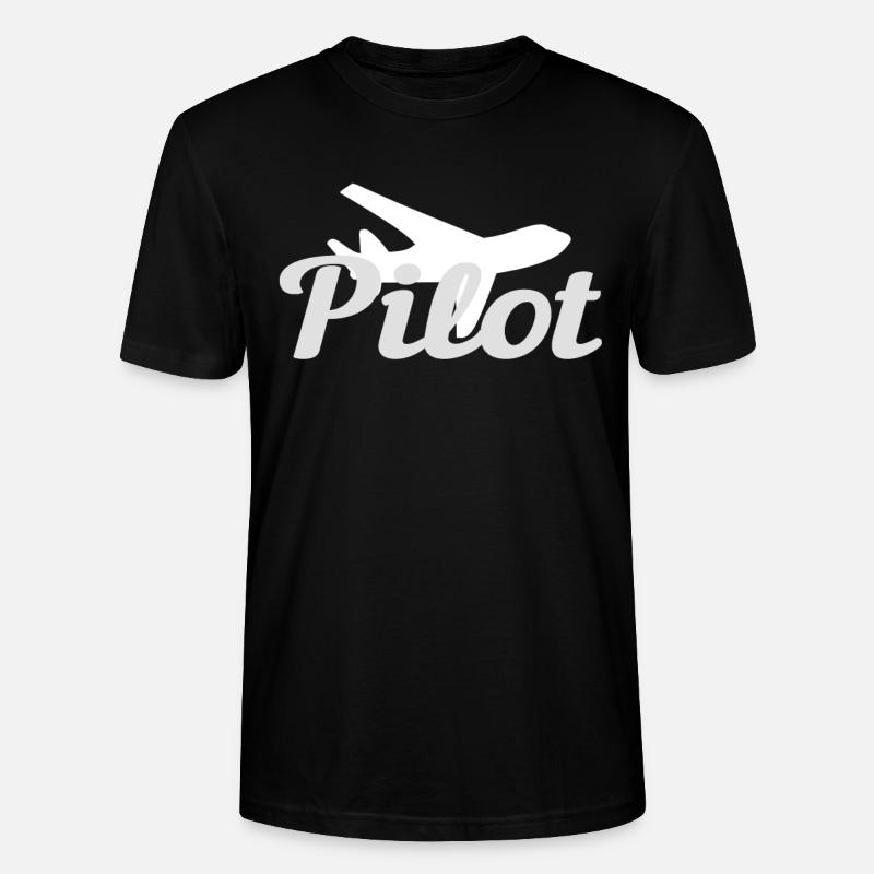 Pilot Piloten - Stanley/Stella Unisex Bio-T-Shirt CRAFTER - Schwarz