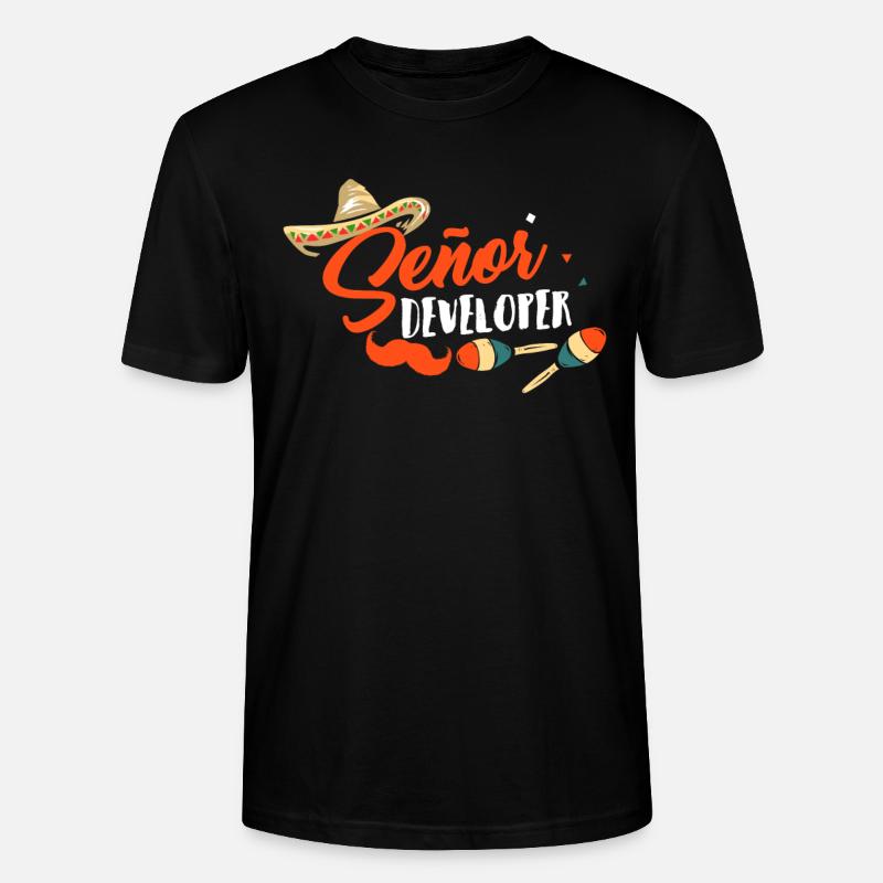 Programmierer Senior Developer Programmieren - Stanley/Stella Unisex Bio-T-Shirt CRAFTER - Schwarz