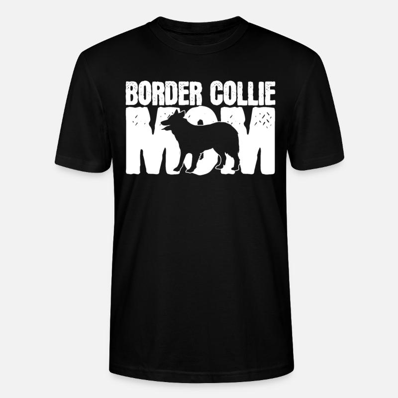 mère Border Collie - T-shirt bio CRAFTER Stanley Stella Unisexe - noir