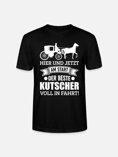 Cocher en calèche - T-shirt bio CRAFTER Stanley Stella Unisexe - noir