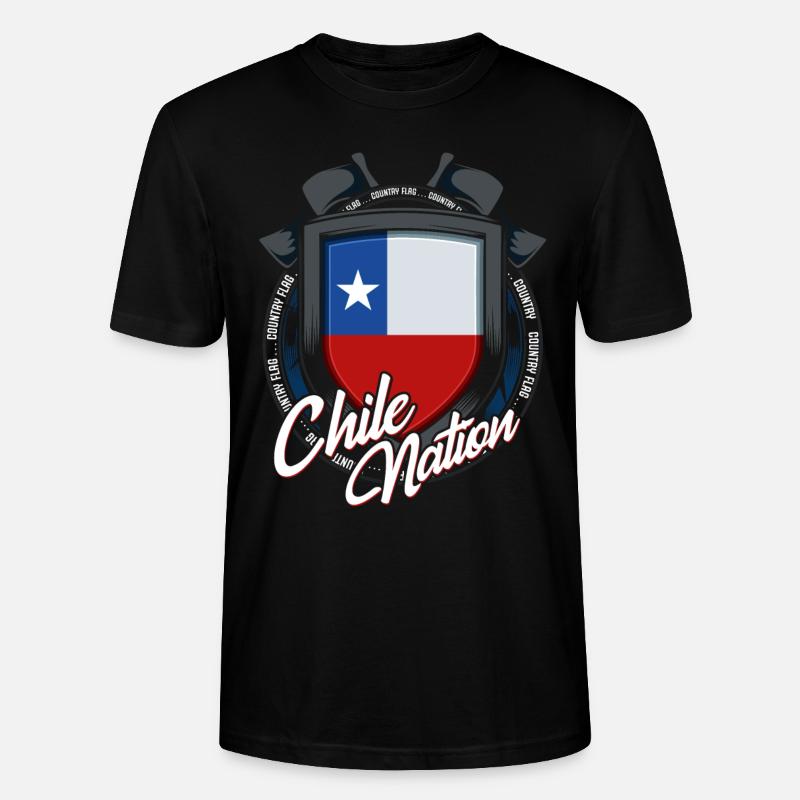 Chile - Stanley/Stella Unisex Bio-T-Shirt CRAFTER - Schwarz