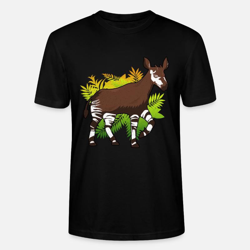 Okapi - Stanley/Stella Unisex Bio-T-Shirt CRAFTER - Schwarz