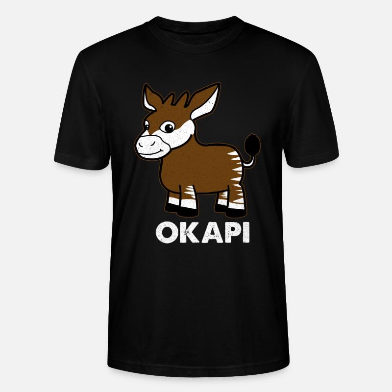 Okapi - Stanley/Stella Unisex Bio-T-Shirt CRAFTER - Schwarz