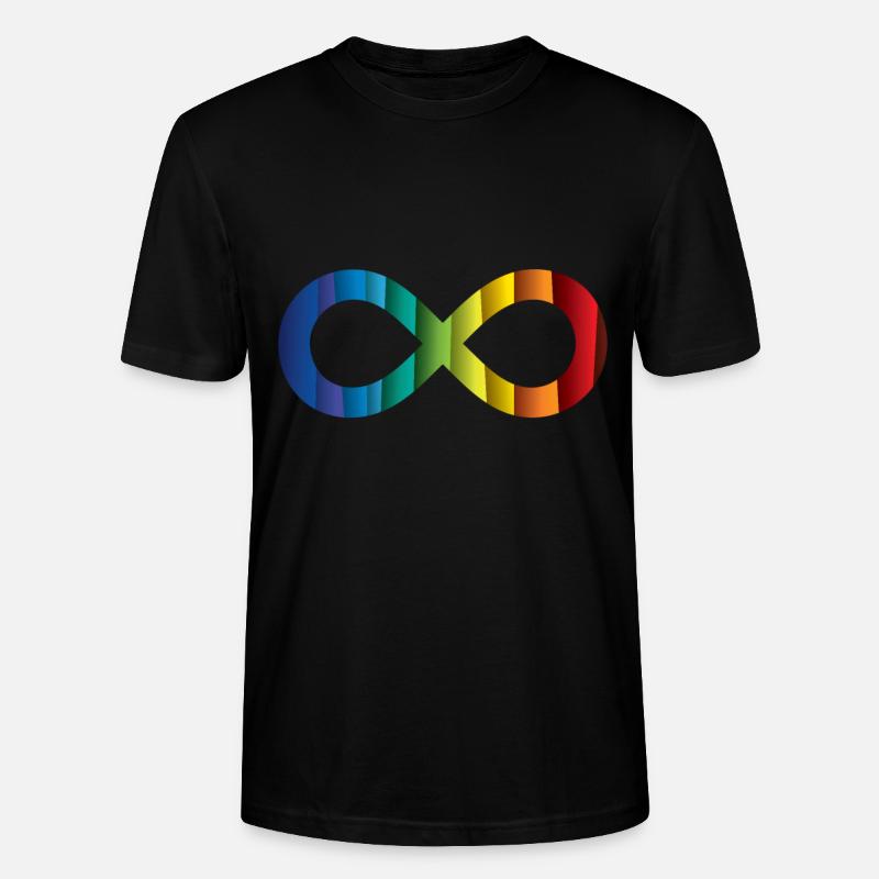 Signe de l'infini - l'infini - l'infini - T-shirt bio CRAFTER Stanley Stella Unisexe - noir