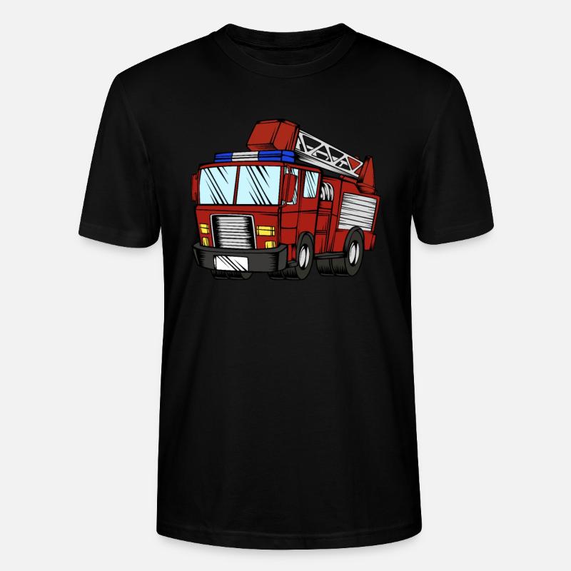 Fire Engine - T-shirt bio CRAFTER Stanley Stella Unisexe - noir