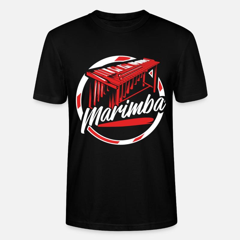Marimba - Stanley/Stella Unisex Bio-T-Shirt CRAFTER - Schwarz