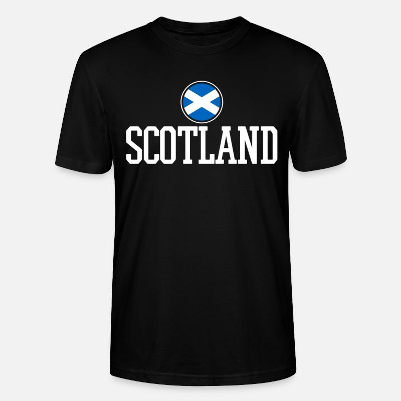 Schottland Scott - Stanley/Stella Unisex Bio-T-Shirt CRAFTER - Schwarz