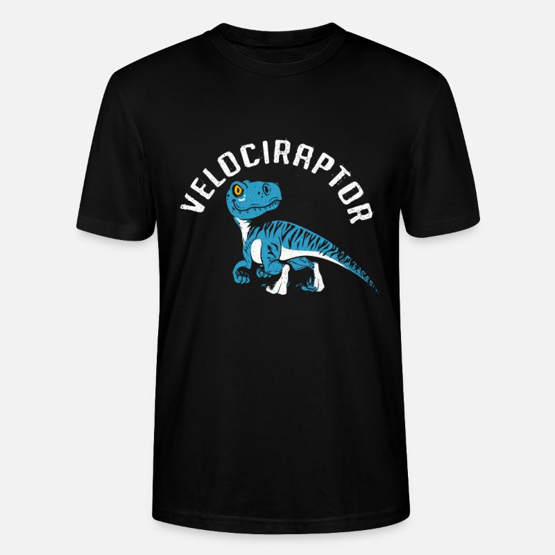 Velociraptor - Stanley/Stella Unisex Bio-T-Shirt CRAFTER - Schwarz