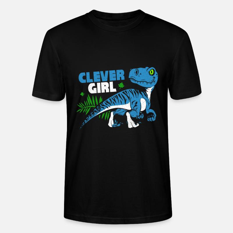 Velociraptor - Stanley/Stella Unisex Bio-T-Shirt CRAFTER - Schwarz