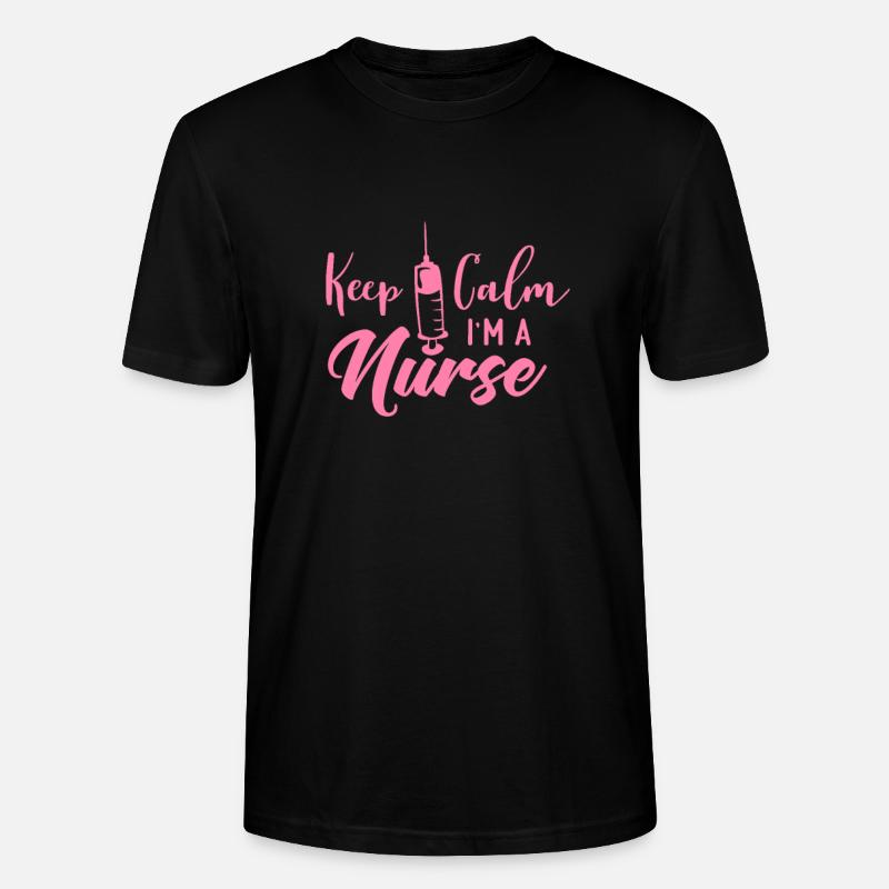 Krankenschwester - Stanley/Stella Unisex Bio-T-Shirt CRAFTER - Schwarz
