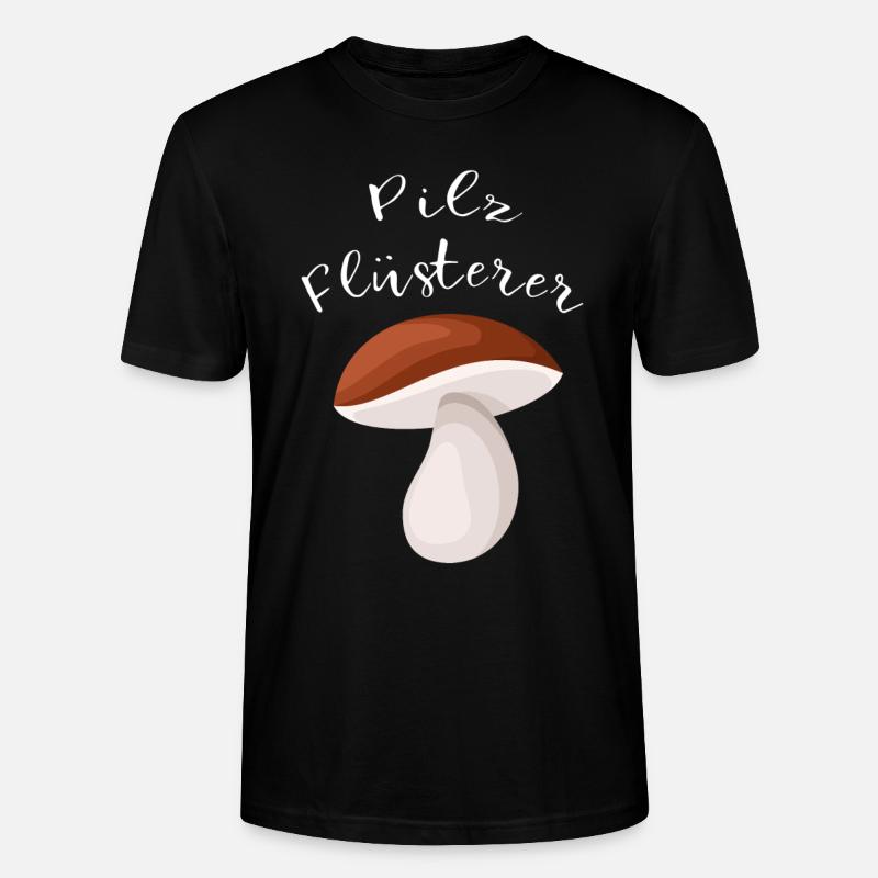 Pilz Flüsterer - Stanley/Stella Unisex Bio-T-Shirt CRAFTER - Schwarz