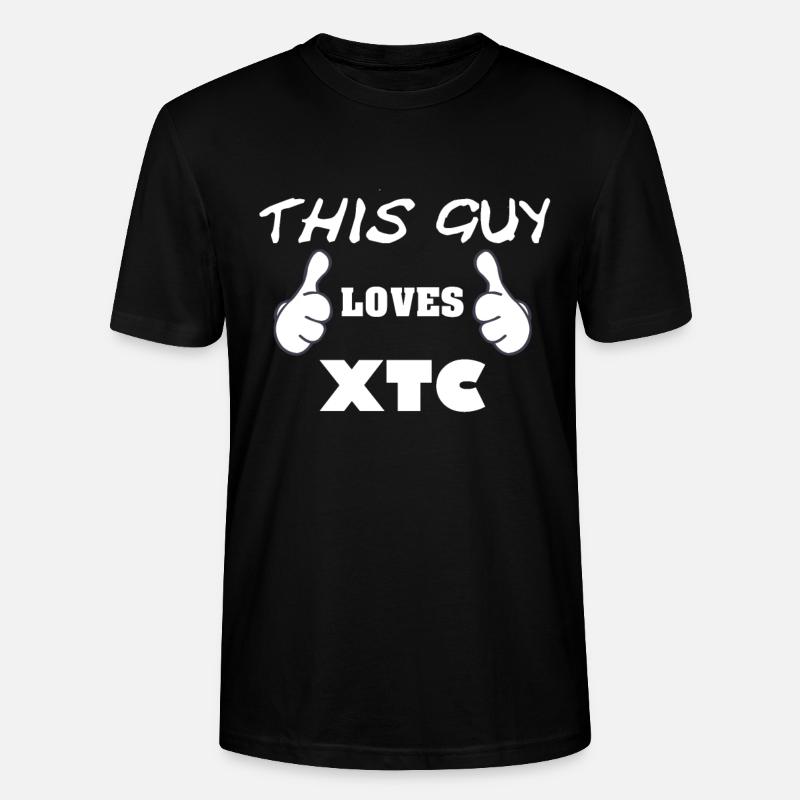 This Guy Loves Xtc - Stanley/Stella CRAFTER Unisex Organic T-Shirt - black