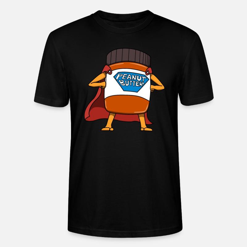 Biscuit au beurre de cacahuètes - T-shirt bio CRAFTER Stanley Stella Unisexe - noir