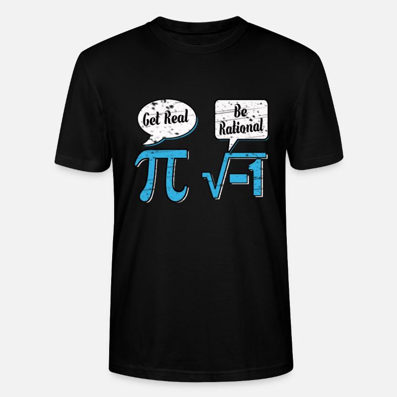 Cadeau d'expérience math math mathematicien - T-shirt bio CRAFTER Stanley Stella Unisexe - noir