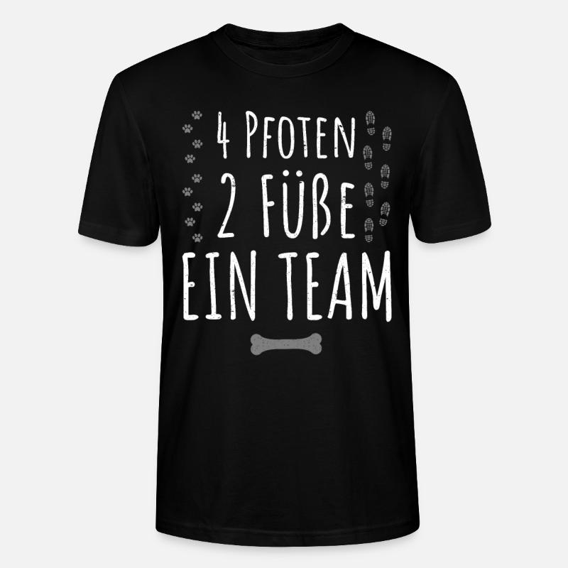 Cooler Hunde Spruch | Geschenkidee Hundebesitzer - Stanley/Stella Unisex Bio-T-Shirt CRAFTER - Schwarz