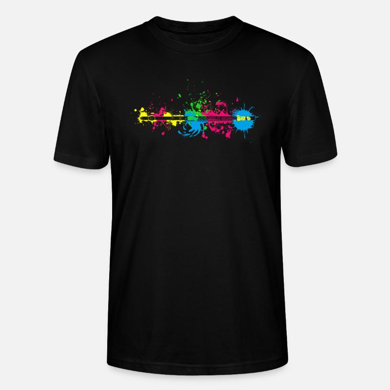 Flöte Querflöte Musiker Geschenke - Stanley/Stella Unisex Bio-T-Shirt CRAFTER - Schwarz